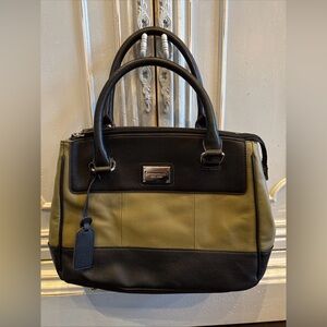 Tignanello Leather Satchel Handbag